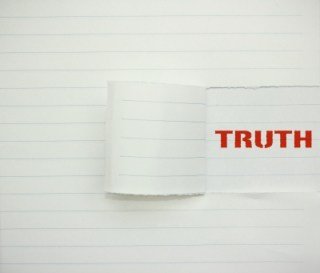 Truth written on notebook paper
