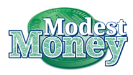 Logo from the personal finance blog Modest Money