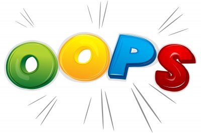 oops - Mistakes
