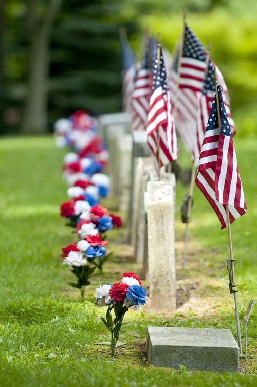 Memorial Day cemetary