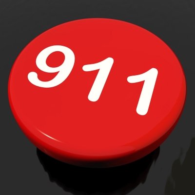 red 911 button